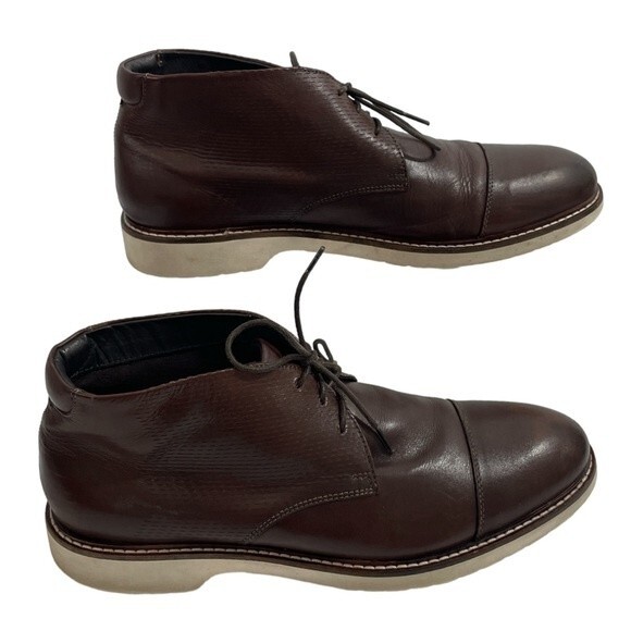 Johnston & Murphy Size‎ 10.5 Atwell Chukka Boots Men’s Calfskin Leather Shoes main image 10